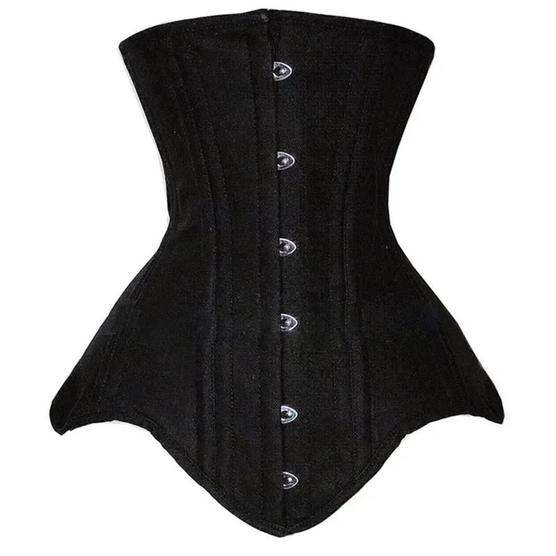 Boning Corset Steel - Długi gorset pod biustem spiralny stalowy