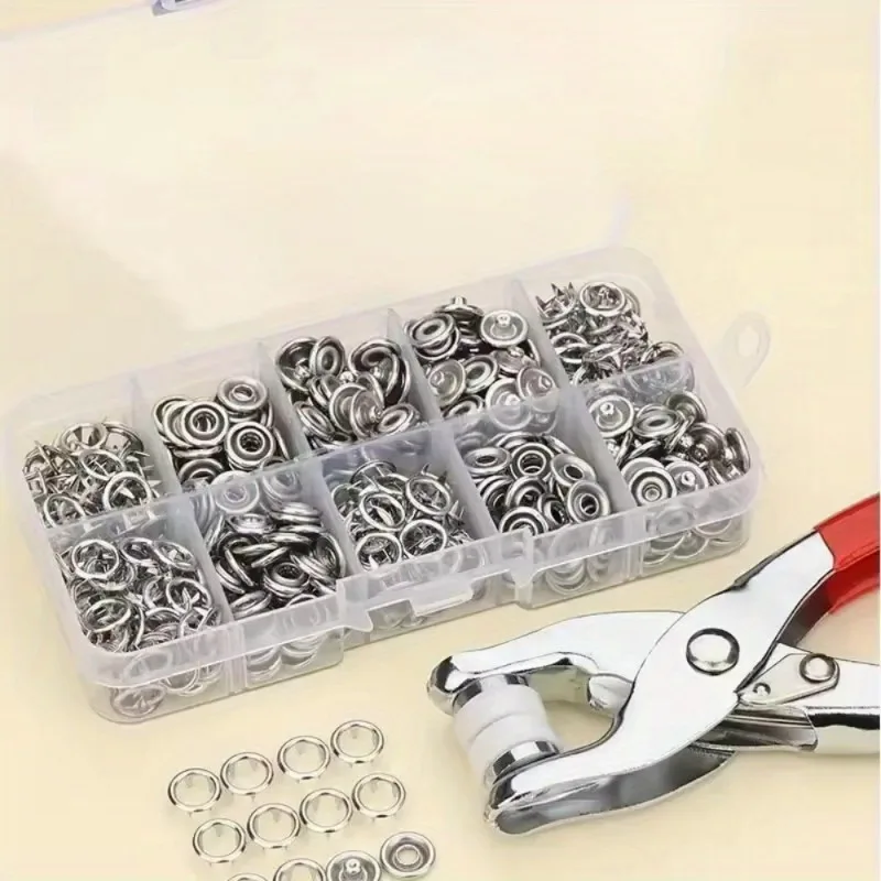 Snap Plier Setter - Zestaw do oszczepiania oczek, dziurkacz, szczypce