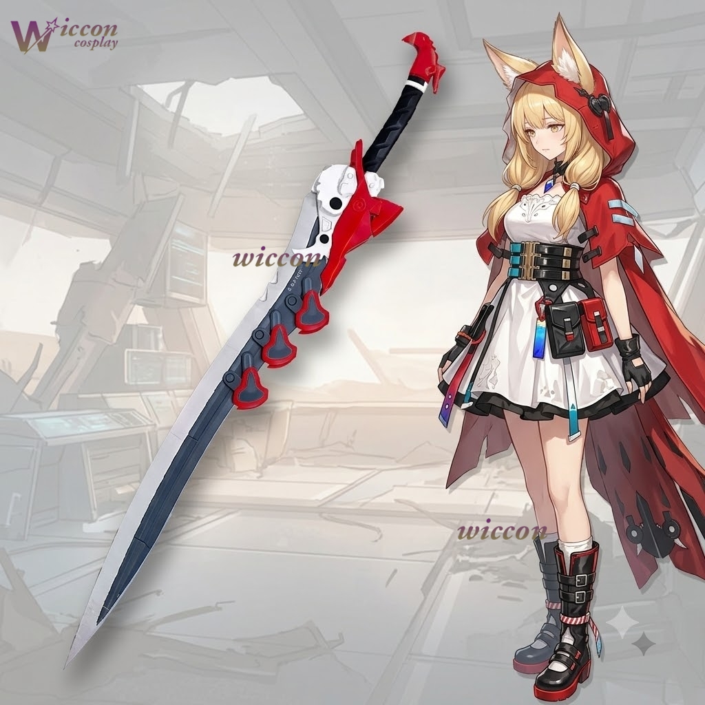 Detachable Cosplay Prop - Ani Cos Arknights Endfield Lusie Czerwony