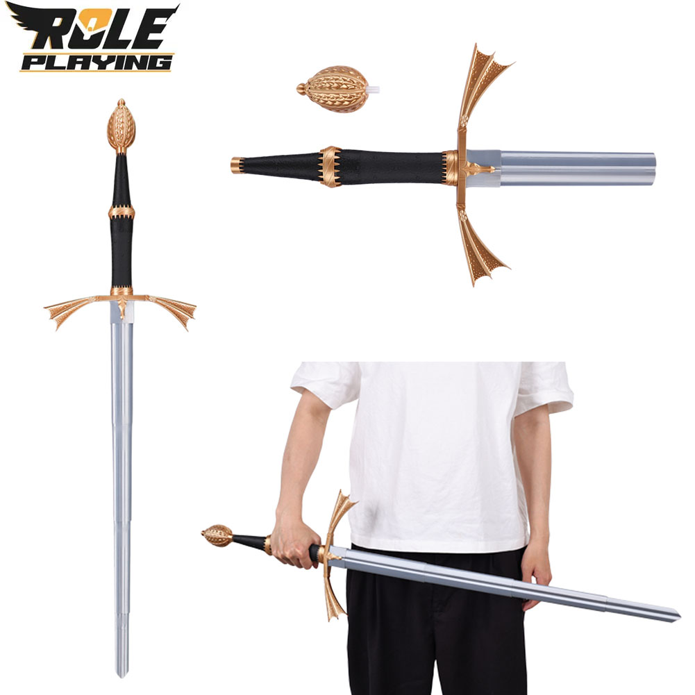 Cosplay Prop Dagger - Daemon Cosplay Wysuwany Srebrny Plastikowy Nóż