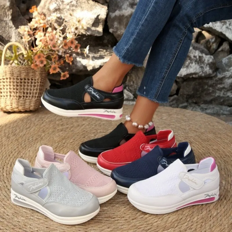 Damskie wsuwane sneakersy na p – Velcro Hook Loop recenzja i cena
