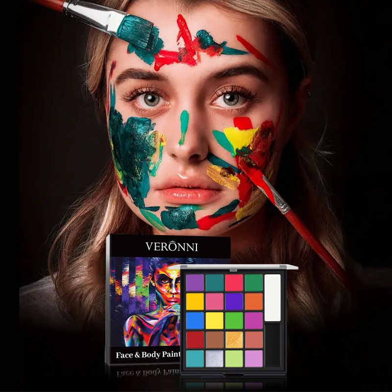 Paleta 20 kolorów farb do twar – Cosplay Prop Paint recenzja i cena