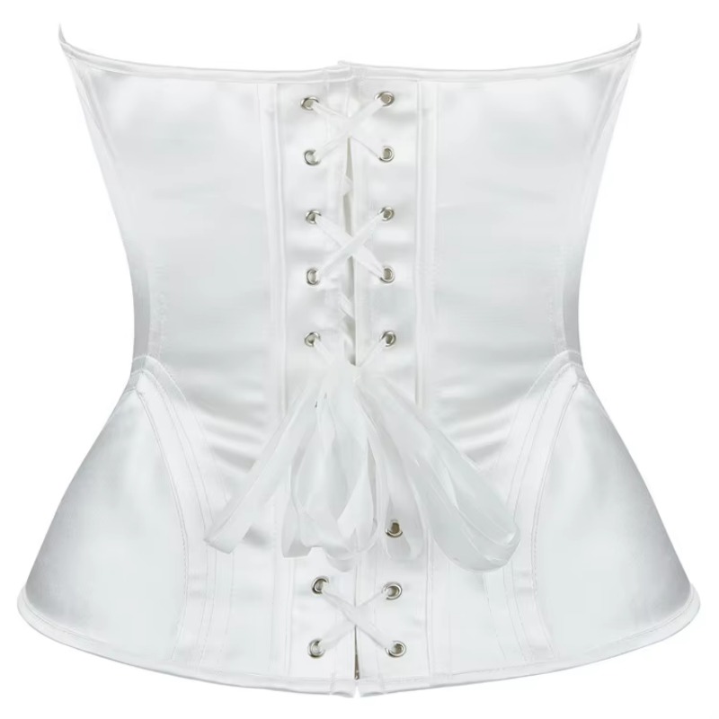 Biały gorset damski typu overb – Boning Corset Steel recenzja i cena