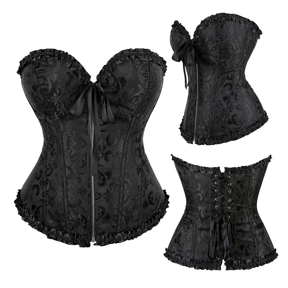 Gorset pod biust z żakardową t – Boning Corset Steel recenzja i cena