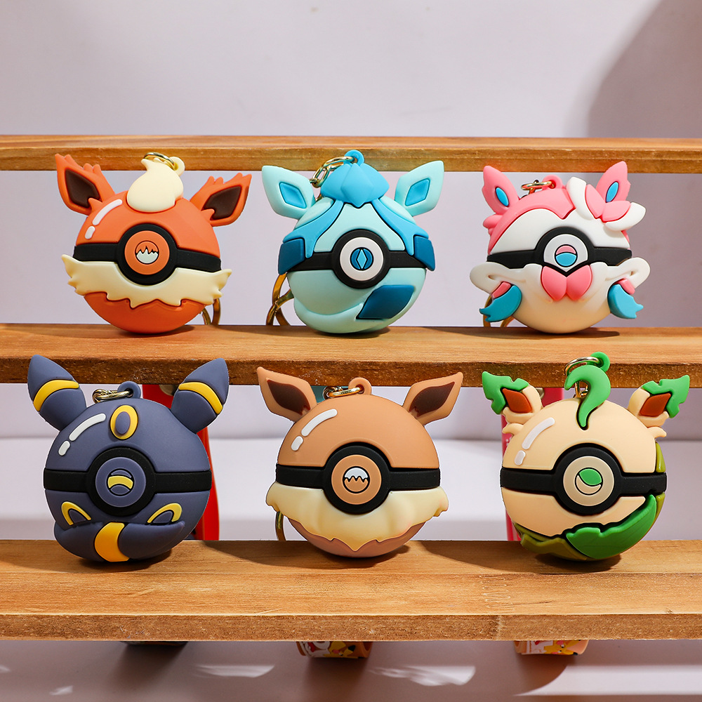 6 szt. Breloczek Pikachu z kre – Pokeball Cosplay Prop recenzja i cena