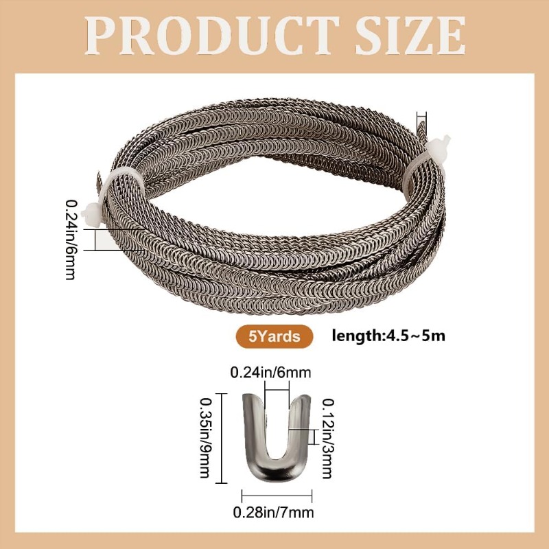 5 jardów spiralnego metalowego – Boning Corset Steel recenzja i cena