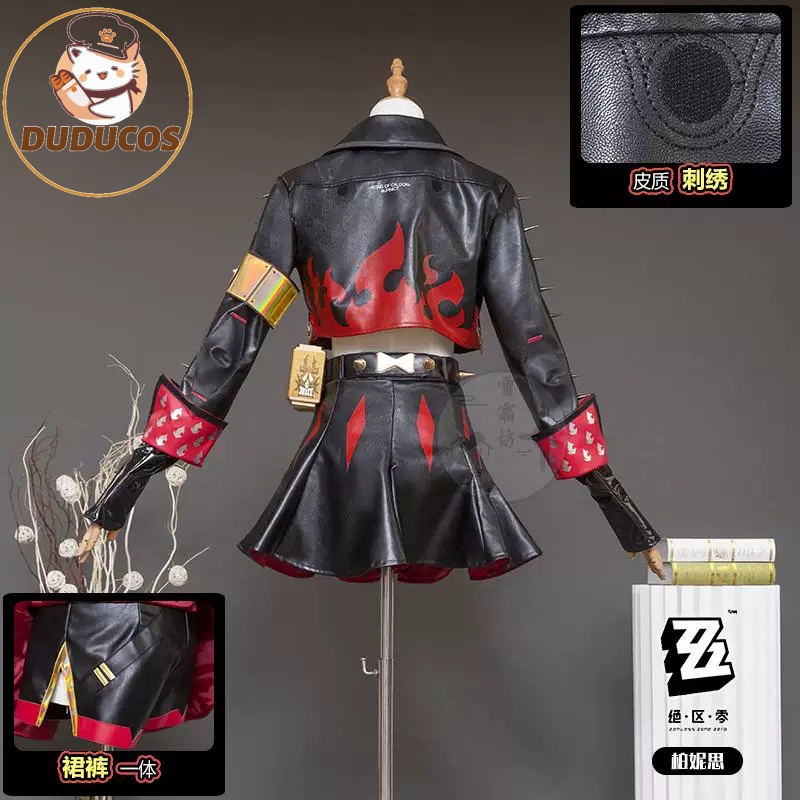 Peruka do cosplayu Burnice Whi – Burnice Cosplay Prop recenzja i cena